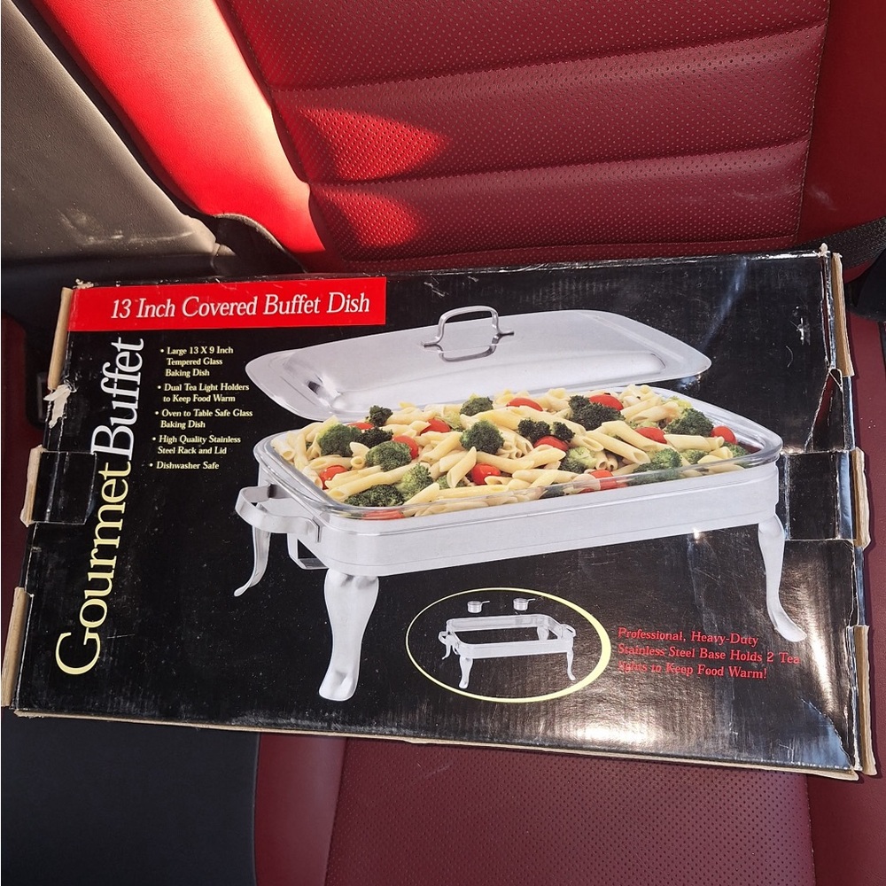 13-Inch Silver Covered Dish